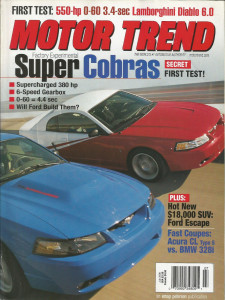 MOTOR TREND 2000 JULY - Z06, DIABLO VT 6, HOT COBRAS